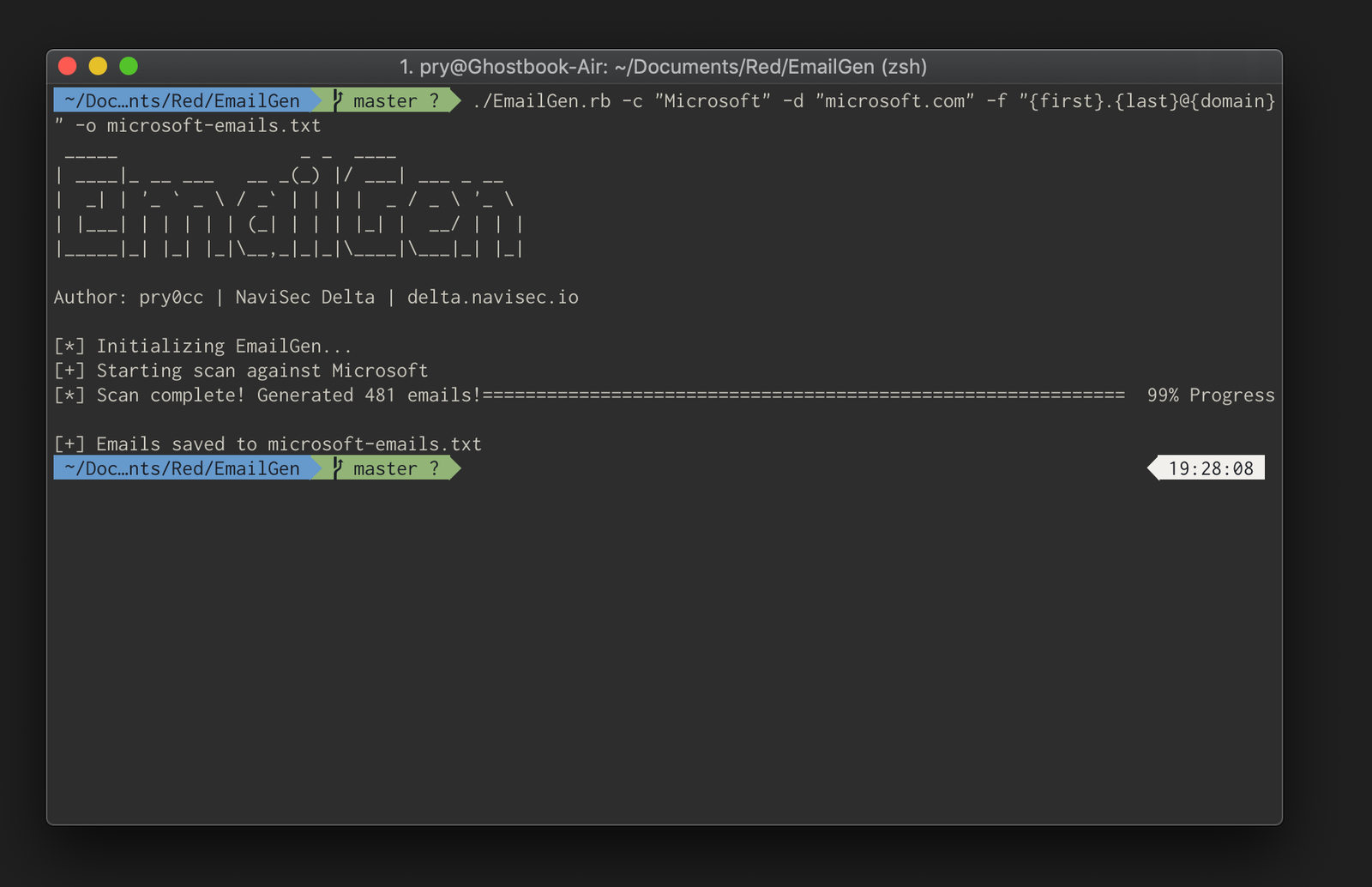 Running EmailGen