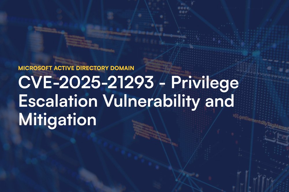 CVE-2025-21293 – Privilege Escalation Vulnerability and Mitigation
